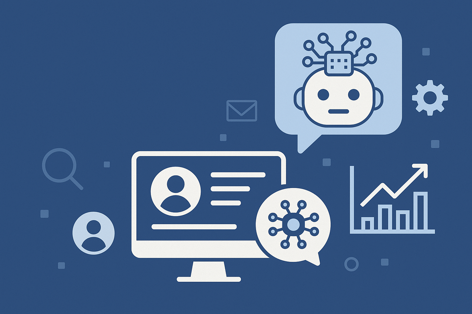 Sales and marketing teams using AI-enabled CRM dashboards