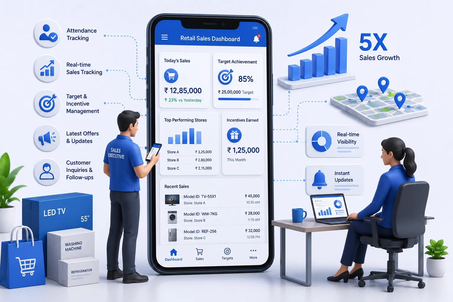 How a Top Consumer Electronic Brand Increased Sales 5x with an Application