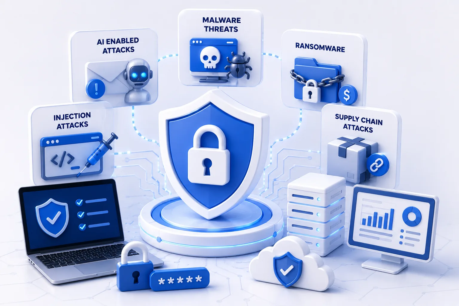 Top cyber threats businesses should watch for — AI-enabled attacks, malware, ransomware, injection attacks and supply chain attacks